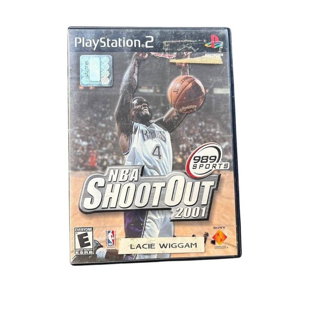 NBA ShootOut‎ 2001 PS2 Basketball Game by 989 Sports